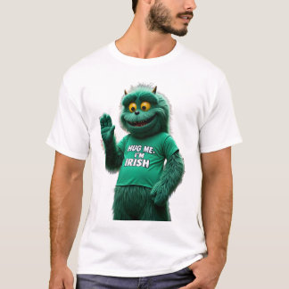 T-shirt avec un monstre irlandais adorable