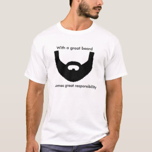 T-shirt Avec une grande barbe (T) des hommes