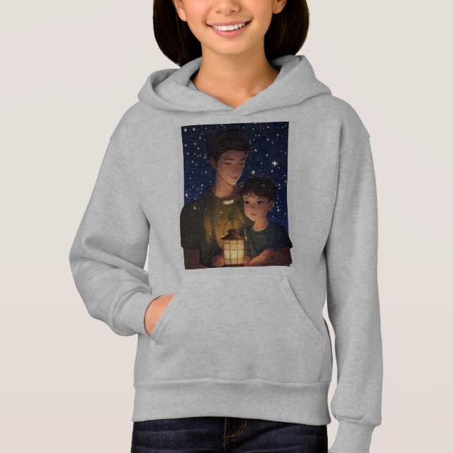 T-shirt avec une image de fille et sa mère (Devant)