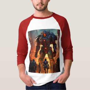 T-shirt Avengers : Confrontation technologique