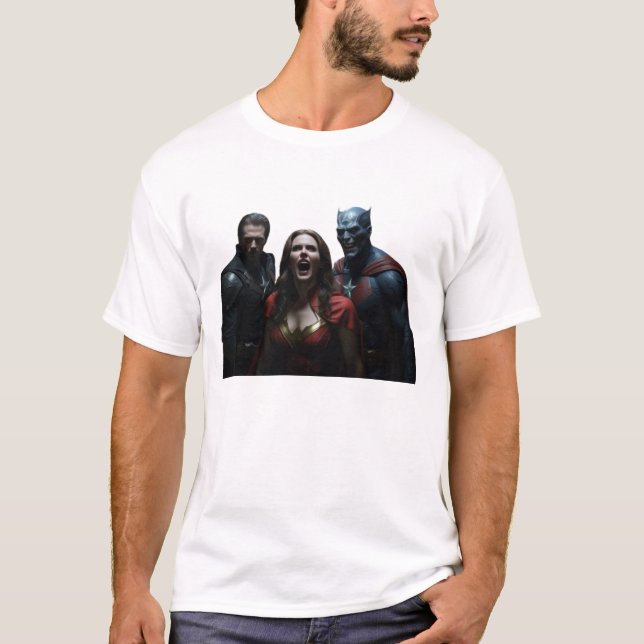 T-shirt Avengers contre Vampires (Devant)