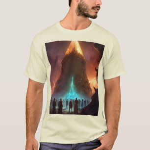 T-shirt Avengers vs Necromancers dans le cimetière hanté