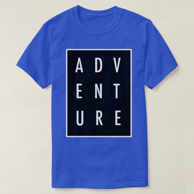T-shirt aventure (Design devant)