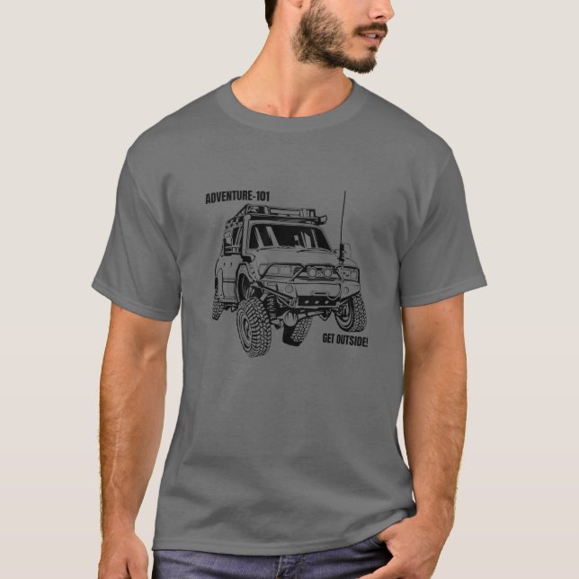 T-shirt Aventure 101 80 Series Cruiser (Devant)