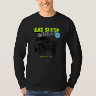 T-shirt Aventure 101 Manger Dormir Roue Répéter 80 Série C