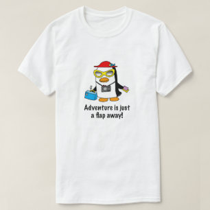 T-shirt Aventure à un battement de l'aile Manchot touriste
