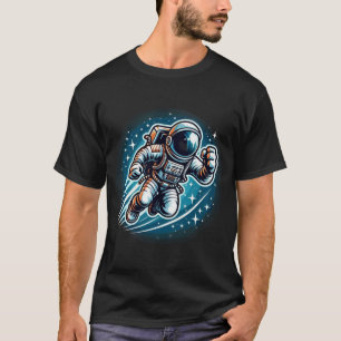 T-shirt aventure astronaute cosmique