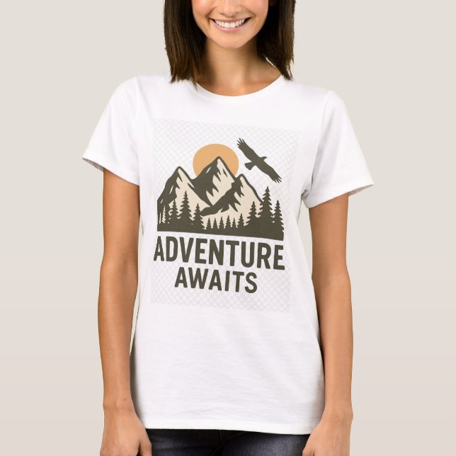 T-shirt Aventure Attend (Devant)