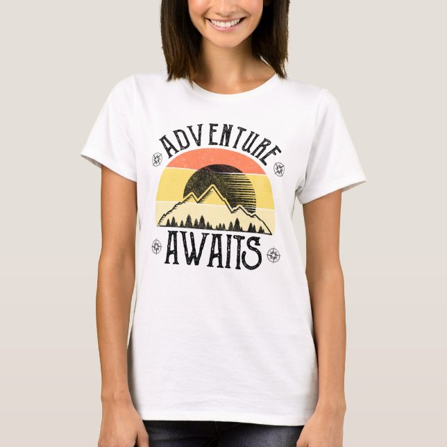 T-shirt Aventure Attend (Devant)