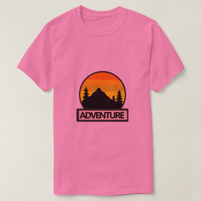 T-shirt Aventure Attend (Design devant)