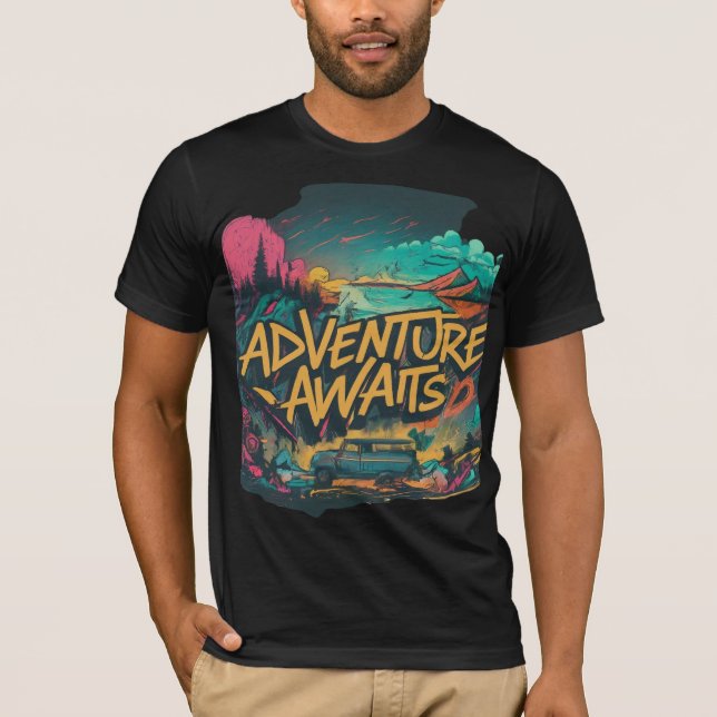 T-shirt Aventure Attend (Devant)