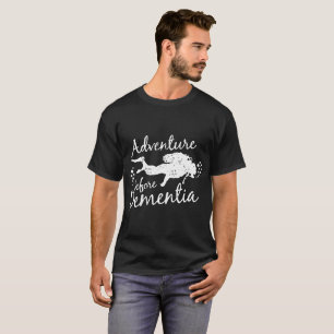 T-shirt Aventure avant scaphandre de plongeur de plongée 