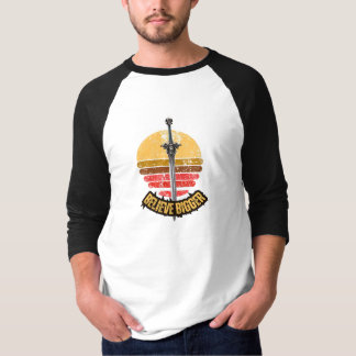 T-shirt Aventure Baseball Raglan "Ne jamais abandonner le