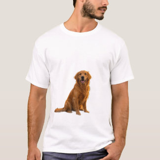 T-Shirt Aventure de Camping Golden Retriever