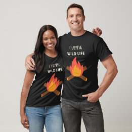 T-shirt Aventure de camping sauvage et esthétique