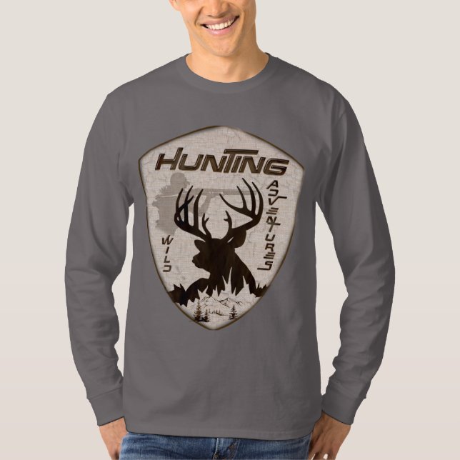 T-shirt aventure de chasse (Devant)