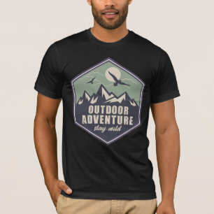 T-shirt Aventure de plein air Citations drôles de camping