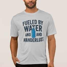 T-shirt Aventure de randonnée alimentée par l'eau et l'éva