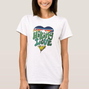 T-shirt Aventure de randonnée Amour moderne de la montagne