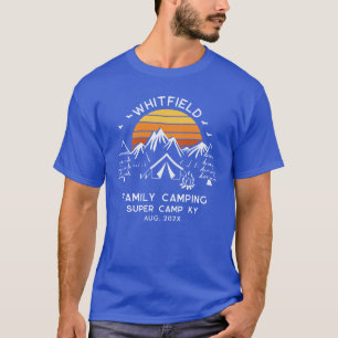 T-shirt Aventure de vacances de camping en famille