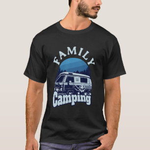 T-shirt Aventure en famille Camg Fun en plein air Camperva