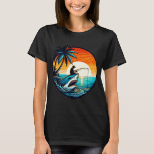 T-shirt Aventure épique de pêche au requin
