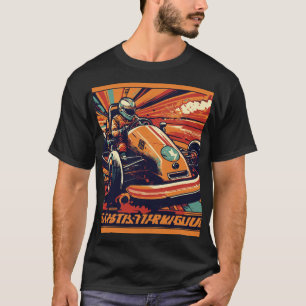 T-shirt Aventure explosive : Monster Car d'inspiration rét