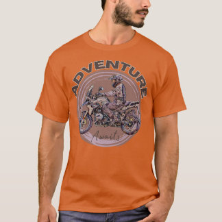 T-shirt Aventure moto attend