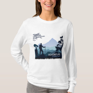 T-shirt Aventure Randonnée, Aventure à chaque étape
