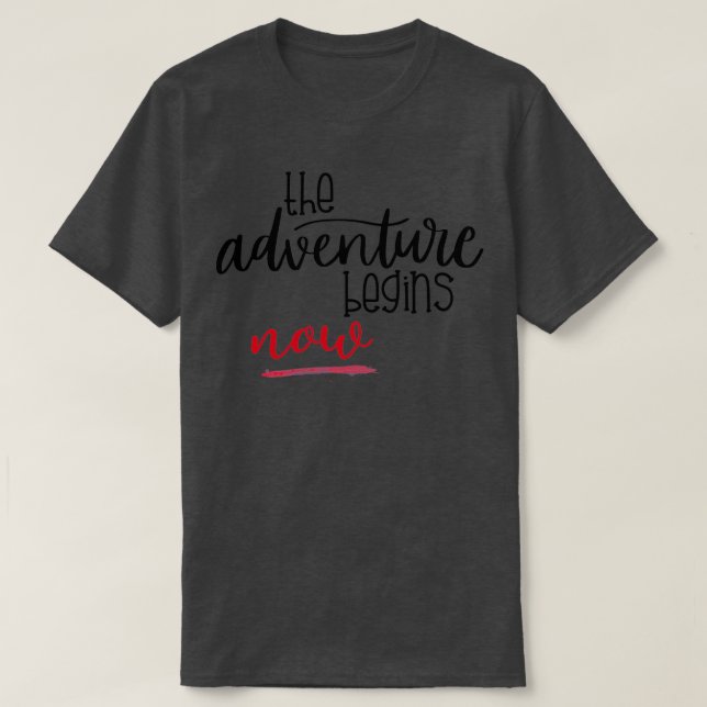 T-shirt Aventure Slogan Voyage Camper Funny Bachelor (Design devant)