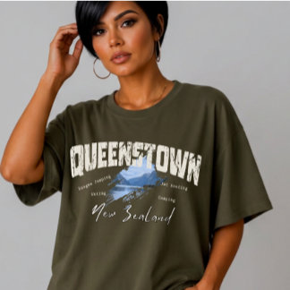 T-shirt Aventure sur mesure à Queenstown en Nouvelle-Zélan