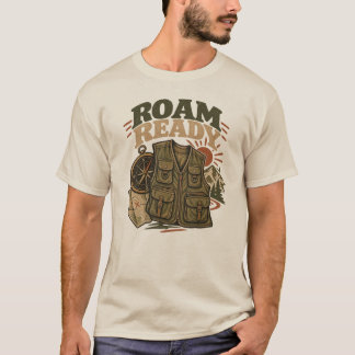 T-Shirt Aventure Utilitaire Prêt à Errer