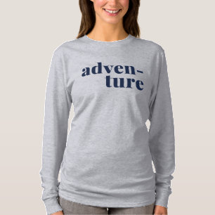 T-shirt Aventure Voyage et Nature Lover Conception de text