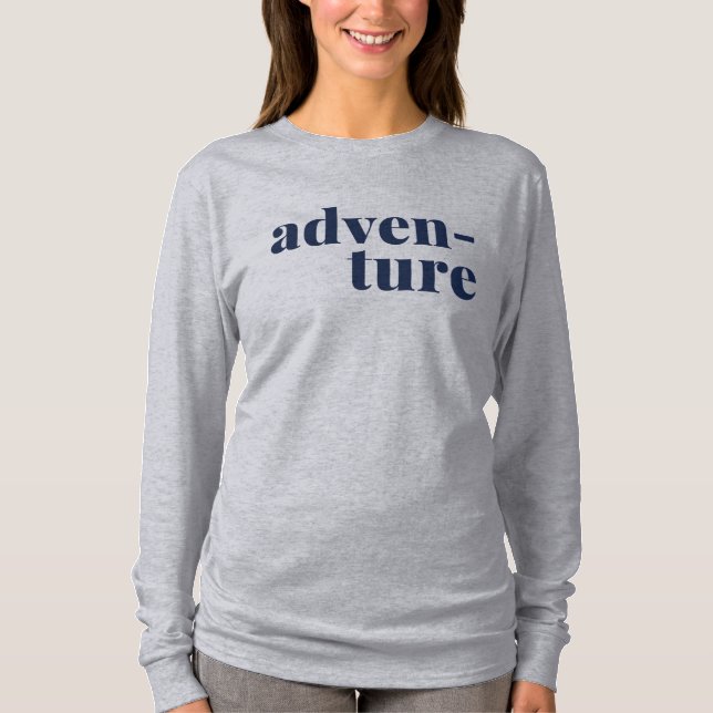 T-shirt Aventure Voyage et Nature Lover Conception de text (Devant)