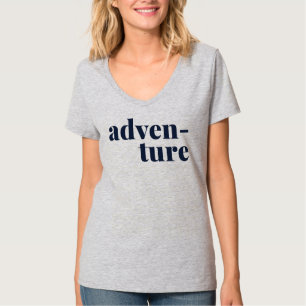 T-shirt Aventure Voyage et Nature Lover Conception de text