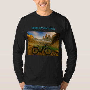 T-SHIRT AVENTURES À VÉLO ÉLECTRIQUE