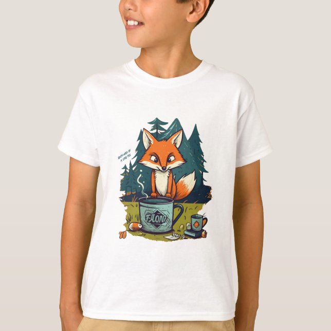 T-shirt Aventures d'un renard solitaire (Devant)