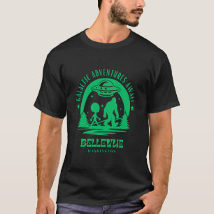 T-shirt Aventures Galactiques Attendent Bellevue Washingto
