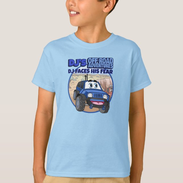 T-shirt Aventures hors route de DJ (Devant)