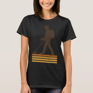 T-shirt Aventurier Chasseur de Trésors au Détecteur de Mét