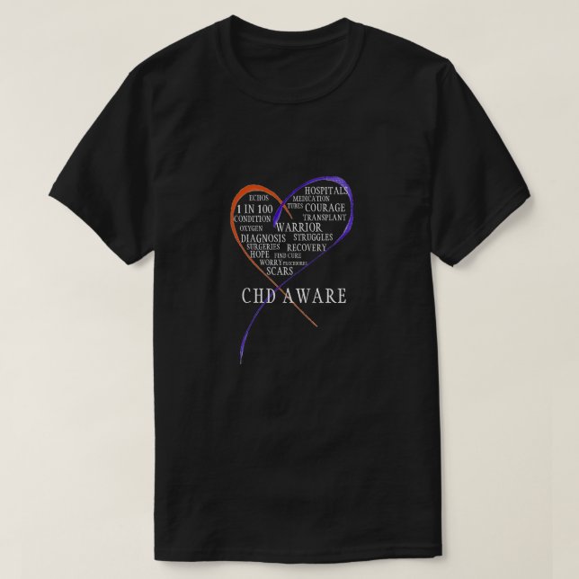 T-shirt averti de CHD (Design devant)