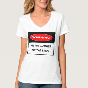 T-shirt AVERTISSEMENT À CHEMISE, mariage
