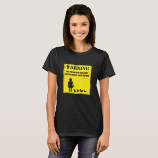 T-shirt Avertissement : Cette personne peut parler des