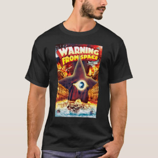 T-shirt Avertissement de monstre spatial