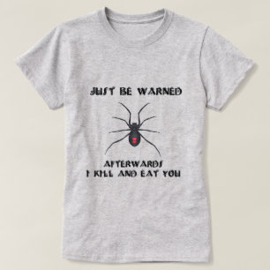 T-shirt Avertissement de veuve noire