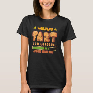 T-shirt Avertissement Début Chargement S'Il Vous Plaît Rev