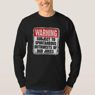 T-shirt Avertissement Des Mens Sous Réserve De Déclencheme