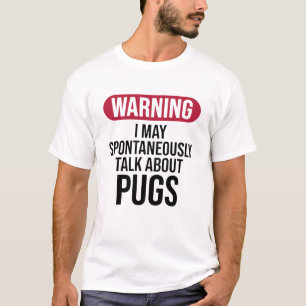 T-shirt Avertissement drôle Je peux parler spontanément de