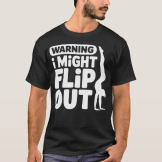 T-shirt Avertissement drôle : je pourrais perdre la tête M
