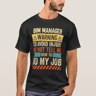 T-shirt Avertissement du Gestionnaire de bits